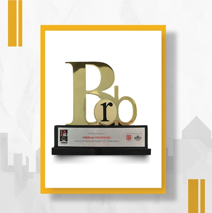 Best Realty Brands 2025 South Edition - Shriram Properties