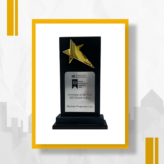 Developer of the Year 2025 - Shriram Properties
